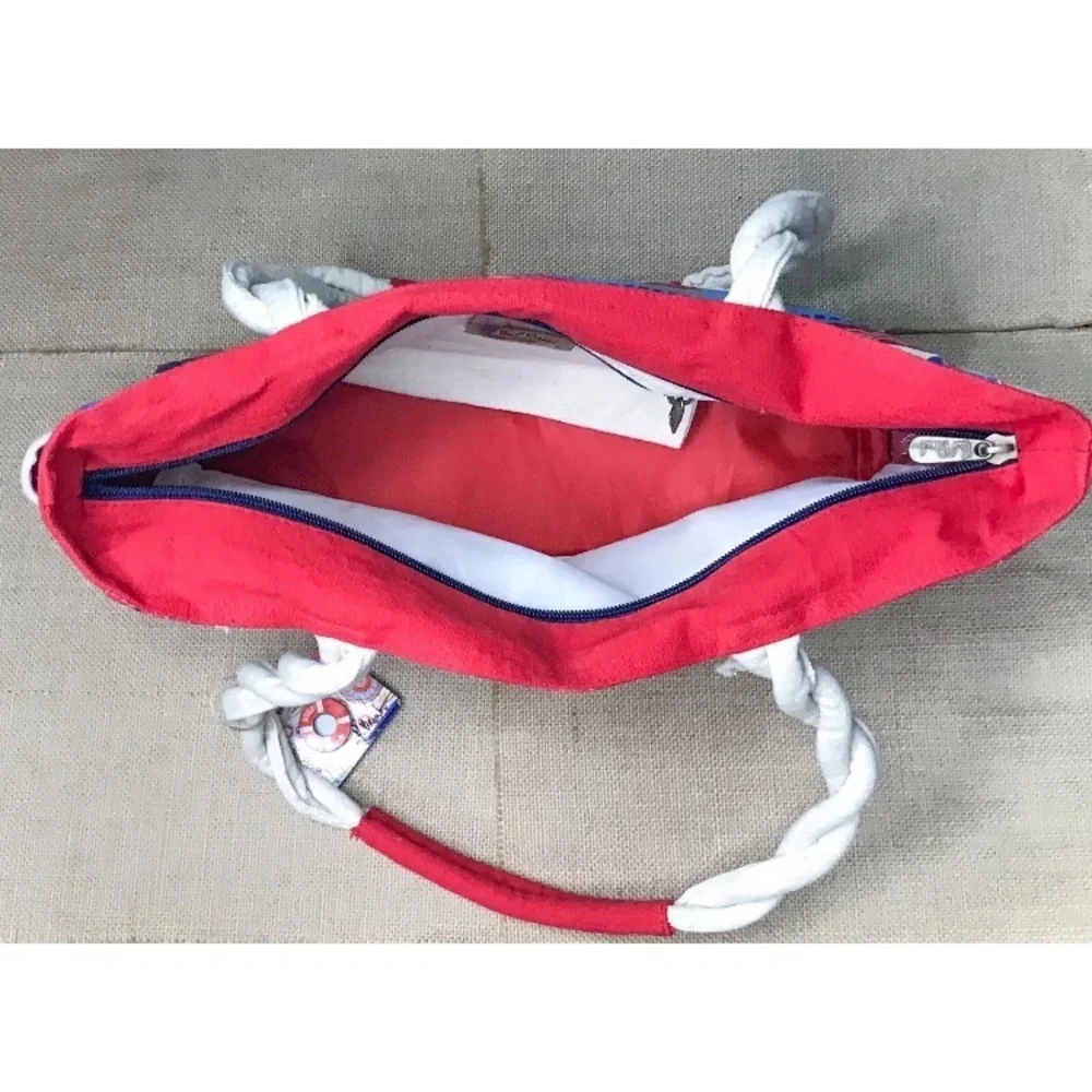 Paul Brent Nautical Purse Red White Blue Coastal Cowgirl Beach Fun Americana